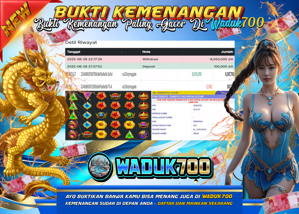 BUKTI JACKPOT SLOT GATES OF OLYMPUS TERPERCAYA DI INDONESIA TGL 29-06-2025