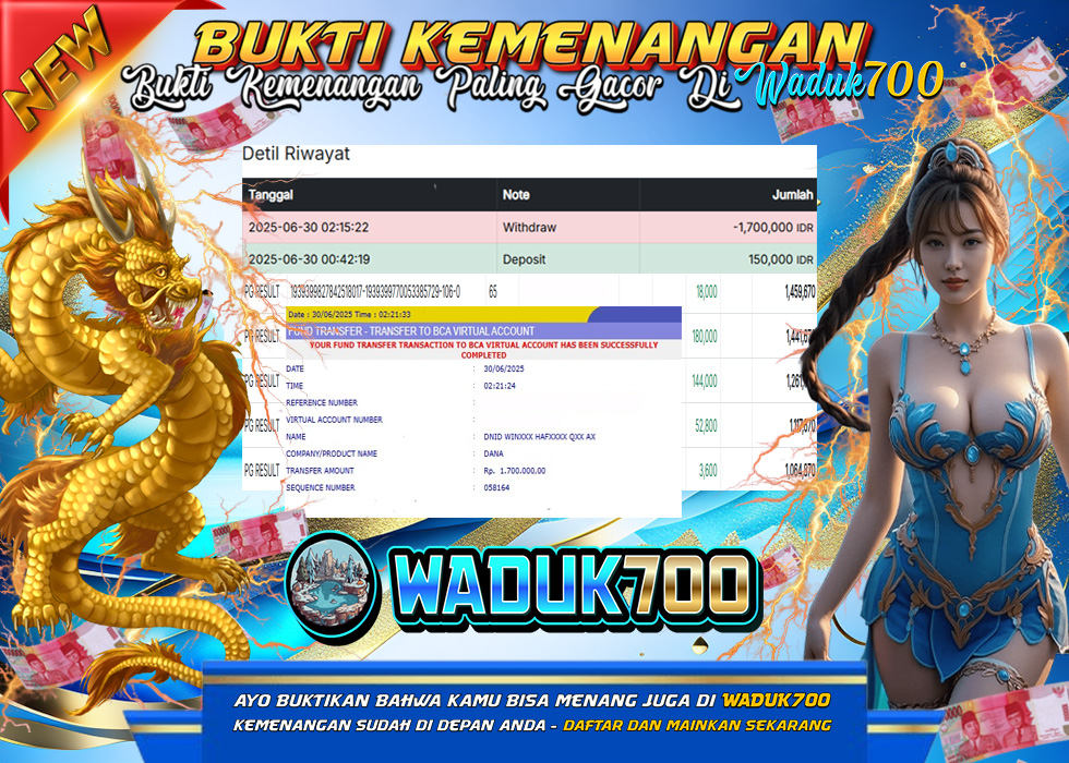 BUKTI JACKPOT SLOT MAHJONG WAYS TERPERCAYA DI INDONESIA TGL 30-06-2025