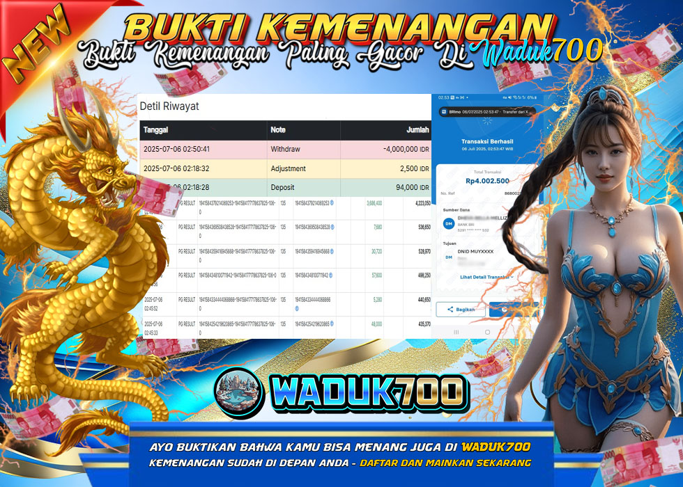 BUKTI JACKPOT SLOT WILD BOUNTY SHOWDOWN TERPERCAYA DI INDONESIA TGL 06-07-2025