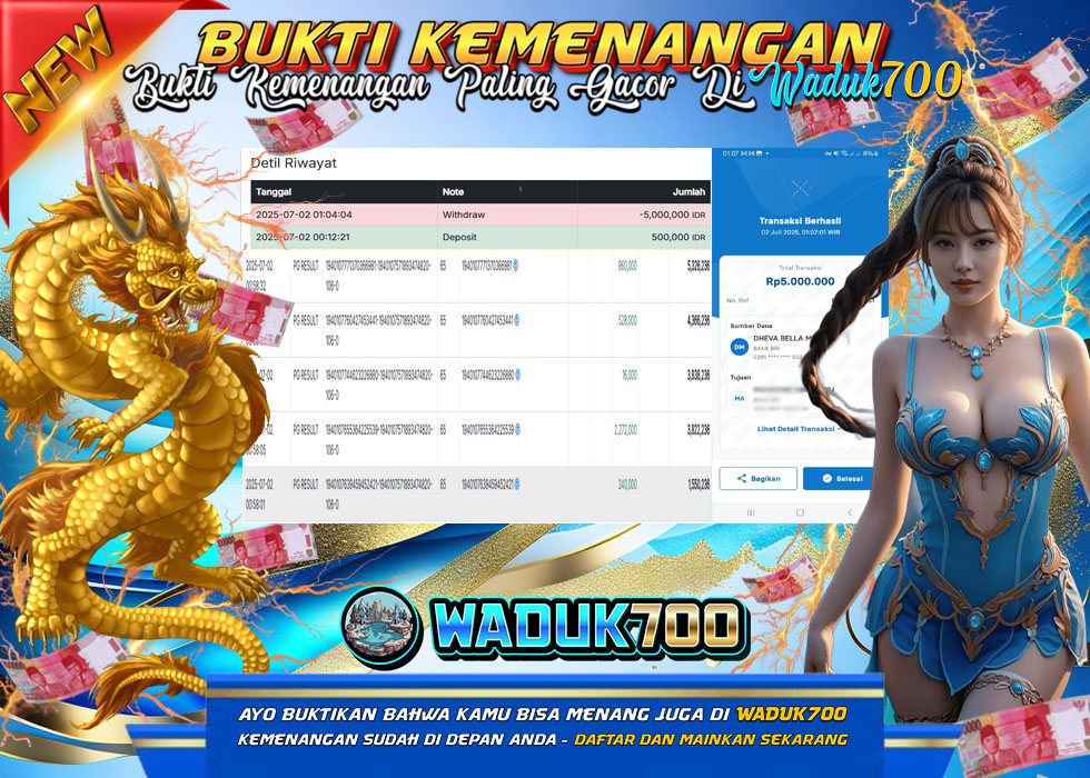 BUKTI JACKPOT SLOT MAHJONG WAYS TERPERCAYA DI INDONESIA TGL 02-07-2025