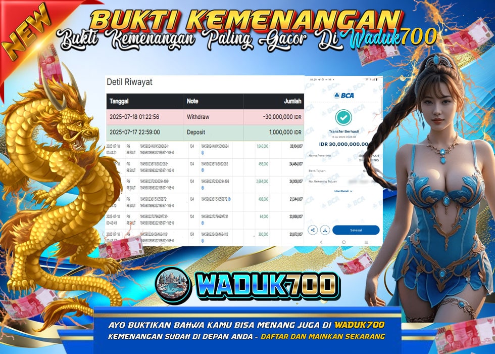 BUKTI JACKPOT SLOT WILD BANDITO TERPERCAYA DI INDONESIA TGL 18-07-2025