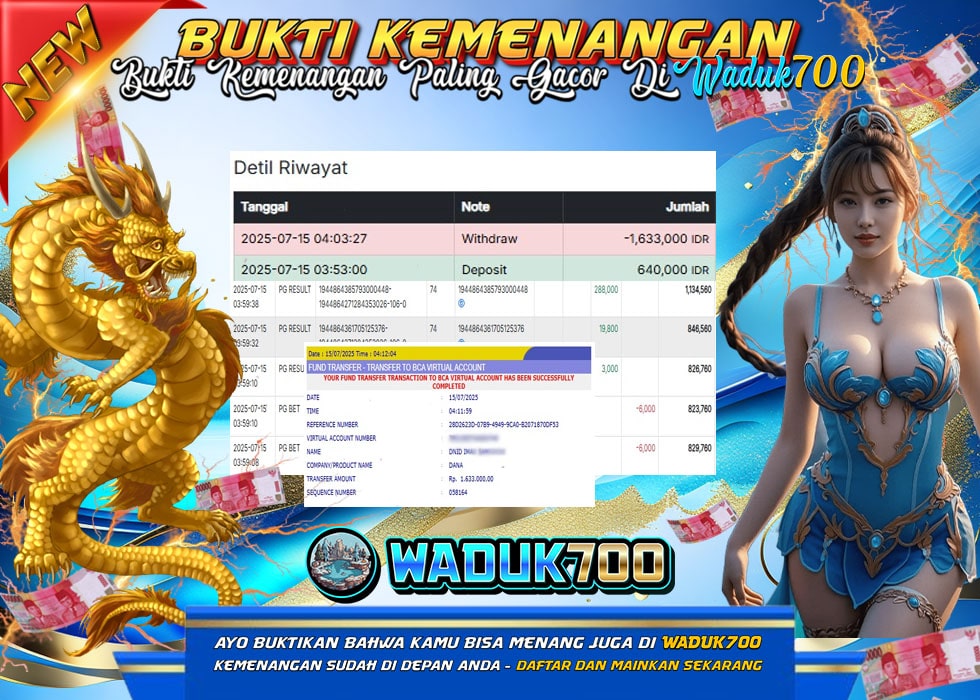 BUKTI JACKPOT SLOT MAHJONG WAYS 2 TERPERCAYA DI INDONESIA TGL 15-07-2025