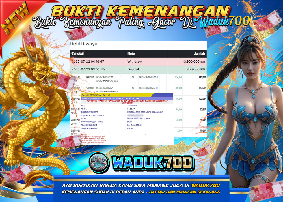 BUKTI JACKPOT SLOT MAHJONG WAYS TERPERCAYA DI INDONESIA TGL 22-07-2025