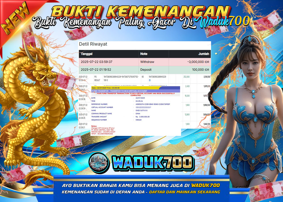 BUKTI JACKPOT SLOT MAHJONG WAYS TERPERCAYA DI INDONESIA TGL 22-07-2025