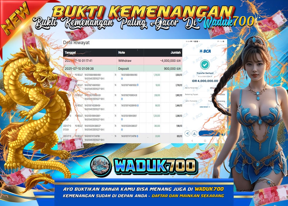 BUKTI JACKPOT SLOT MAHJONG WAYS TERPERCAYA DI INDONESIA TGL 10-07-2025