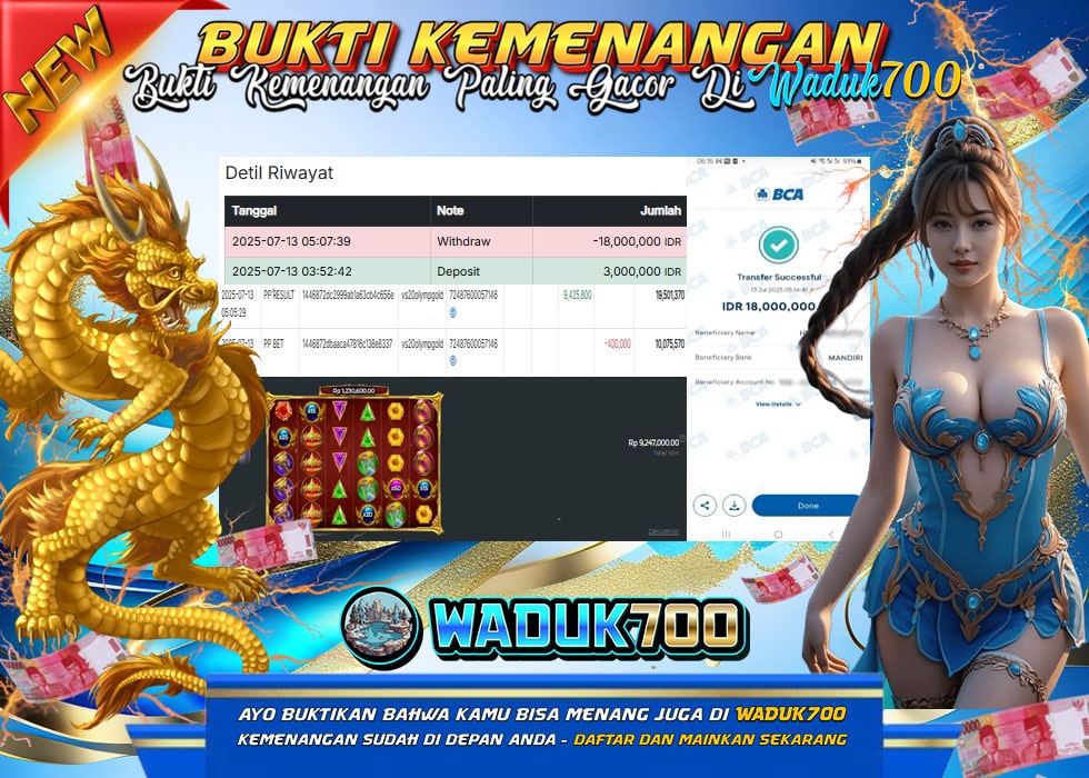 BUKTI JACKPOT SLOT GATES OF OLYMPUS SUPER SECATTER TERPERCAYA DI INDONESIA TGL 13-07-2025