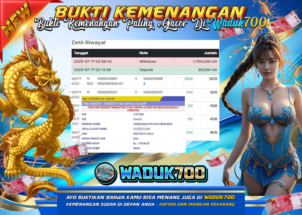 BUKTI JACKPOT SLOT MAHJONG WAYS 2 TERPERCAYA DI INDONESIA TGL 17-07-2025