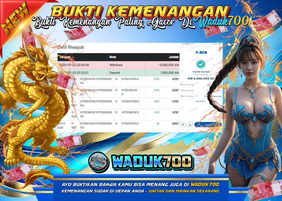 BUKTI JACKPOT SLOT WILD BANDITO TERPERCAYA DI INDONESIA TGL 23-07-2025