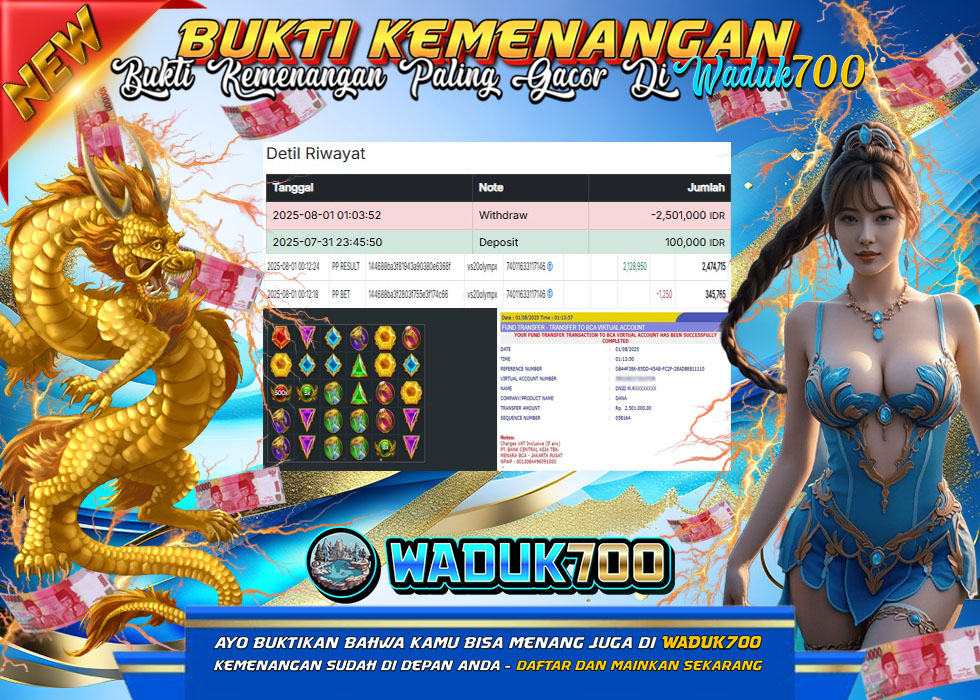 BUKTI JACKPOT SLOT GATES OF OLYMPUS 1000 TERPERCAYA DI INDONESIA TGL 01-08-2025