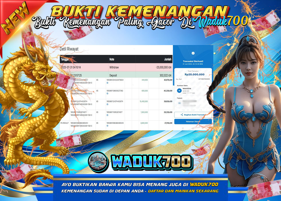 BUKTI JACKPOT SLOT MAHJONG WAYS TERPERCAYA DI INDONESIA TGL 10-07-2025