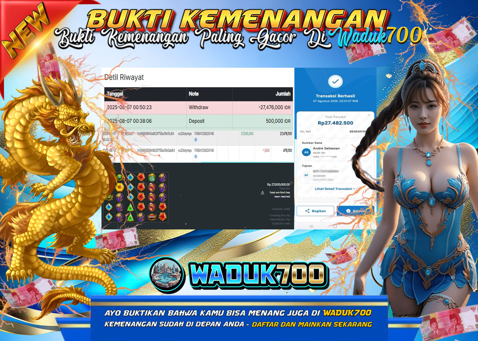 BUKTI JACKPOT SLOT GATES OF OLYMPUS TERPERCAYA DI INDONESIA TGL 07-08-2025