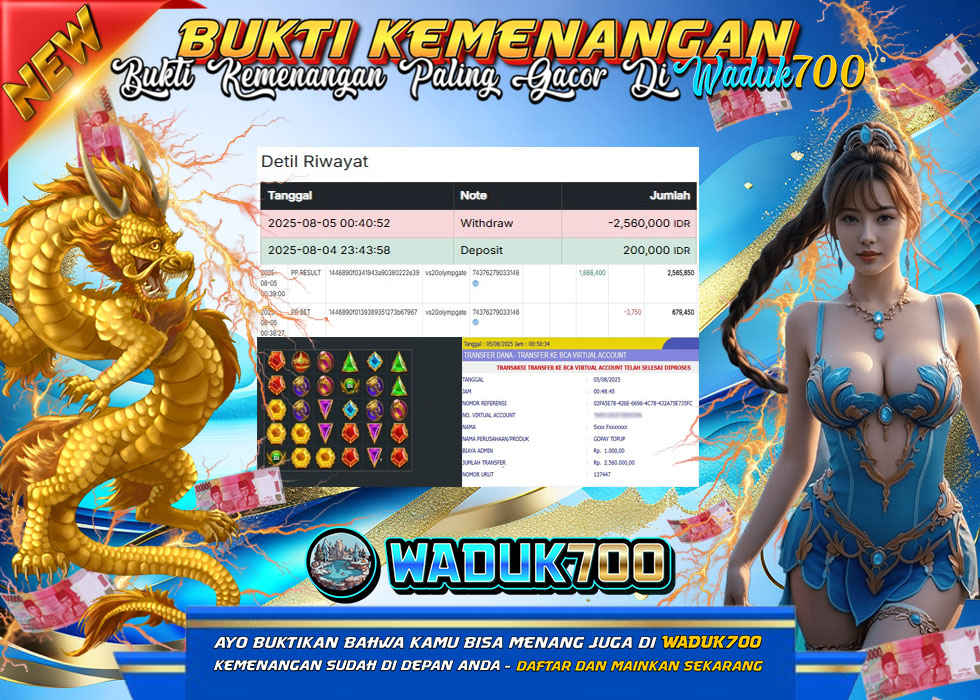 BUKTI JACKPOT SLOT GATES OF OLYMPUS TERPERCAYA DI INDONESIA TGL 05-08-2025