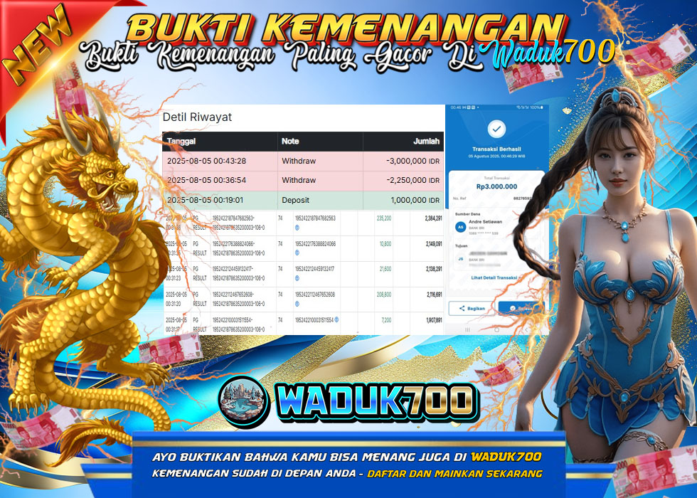 BUKTI JACKPOT SLOT MAHJONG WAYS 2 TERPERCAYA DI INDONESIA TGL 05-08-2025