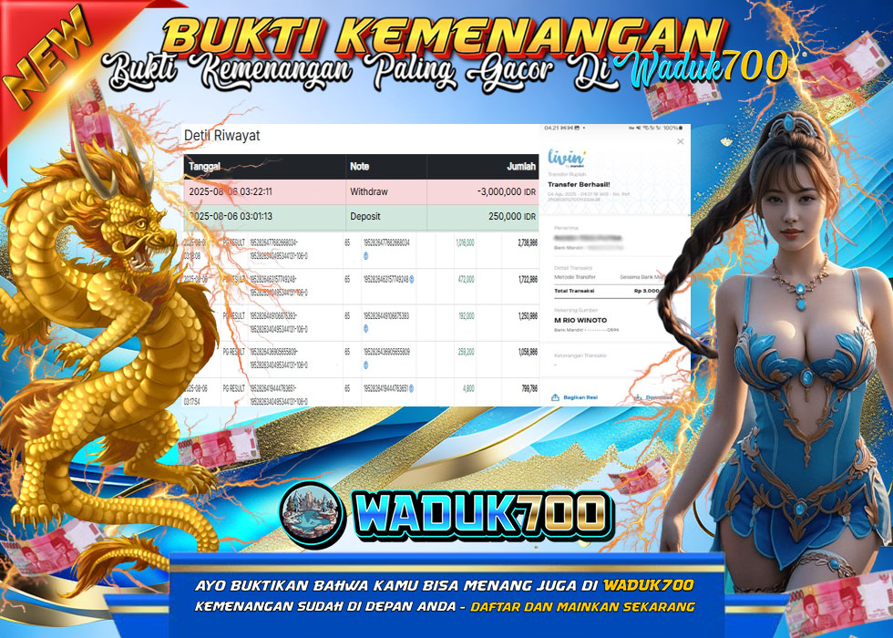 BUKTI JACKPOT SLOT MAHJONG WAYS TERPERCAYA DI INDONESIA TGL 06-08-2025