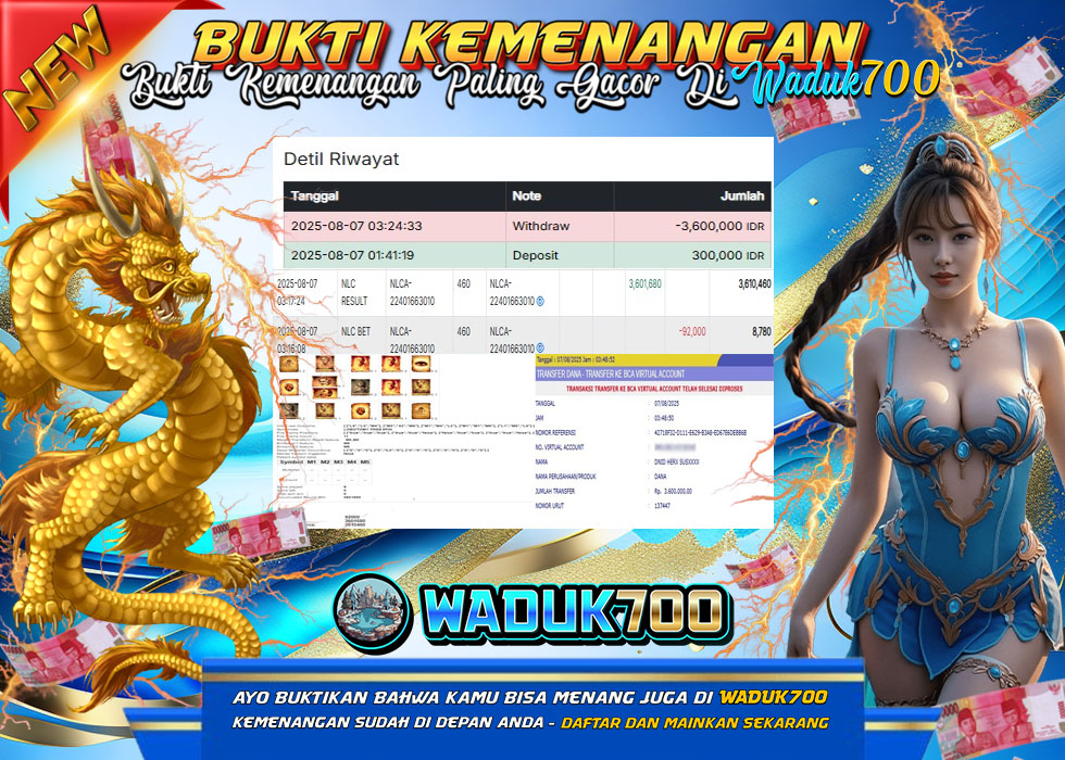 BUKTI JACKPOT SLOT NO LIMIT CITY MENTAL TERPERCAYA DI INDONESIA TGL 07-08-2025