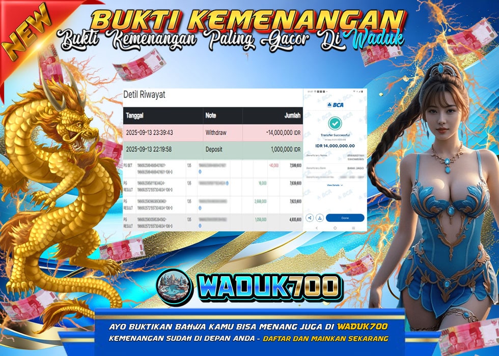 BUKTI JACKPOT SLOT WIL BAUNTY SHOWDOWN TERPERCAYA DI INDONESIA TGL 14-09-2025