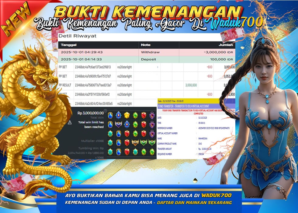 BUKTI JACKPOT SLOT STARLIGHT PRINCESS TERPERCAYA DI INDONESIA TGL 01-10-2025