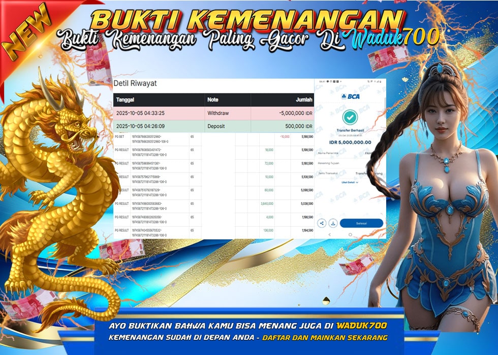 BUKTI JACKPOT SLOT MAHJONG WAYS 2 TERPERCAYA DI INDONESIA TGL 05-10-2025