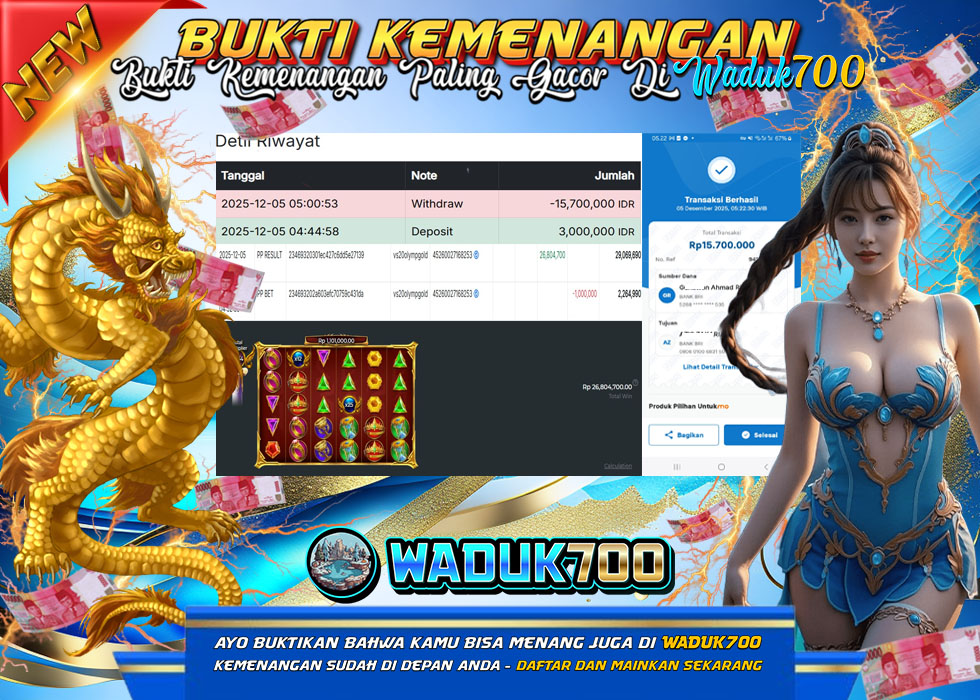 BUKTI JACKPOT SLOT GATES OF OLYMPUS TERPERCAYA DI INDONESIA TGL 05-12-2025