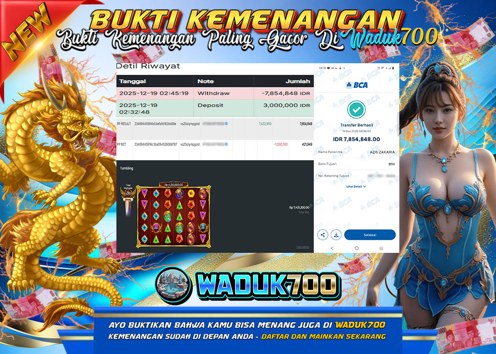 BUKTI JACKPOT SLOT GATES OF OLYMPUS SUPER SCATTER TERPERCAYA DI INDONESIA TGL 19-12-2025