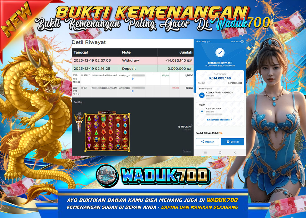 BUKTI JACKPOT SLOT GATES OF OLYMPUS SUPER SCATTER TERPERCAYA DI INDONESIA TGL 19-12-2025