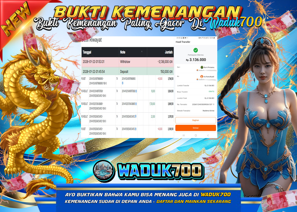BUKTI JACKPOT SLOT MAHJONG WAYS 2 TERPERCAYA DI INDONESIA TGL 23-01-2026