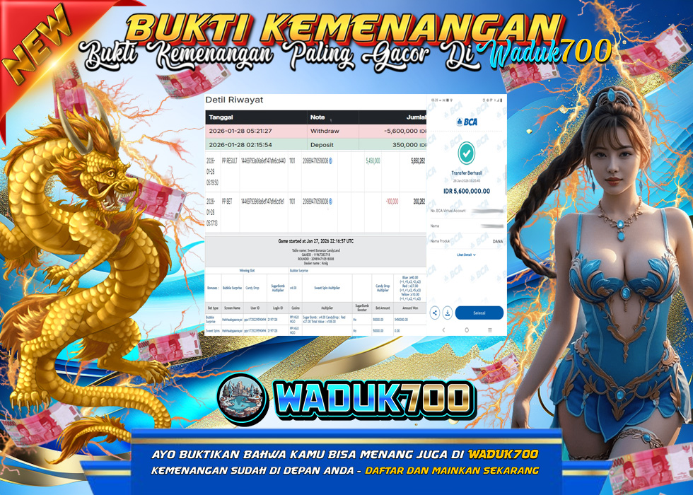 BUKTI JACKPOT SLOT SWEET BONANZA CANDYLAND TERPERCAYA DI INDONESIA TGL 28-01-2026