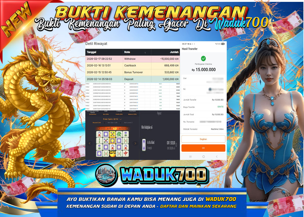 BUKTI JACKPOT SLOT MAHJONG WAYS TERPERCAYA DI INDONESIA TGL 17-02-2026