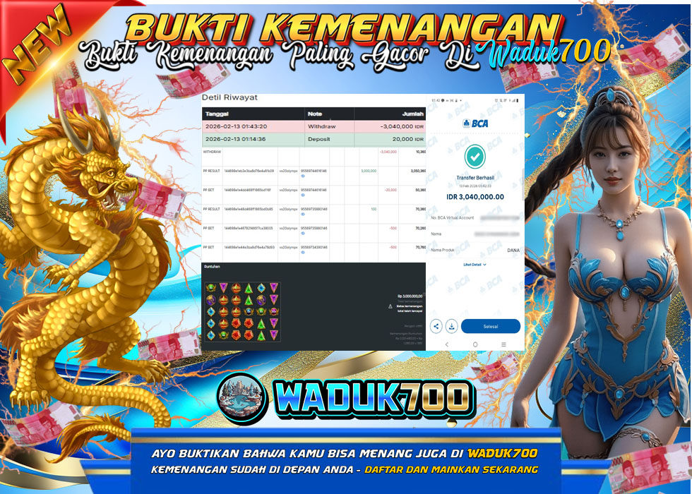 BUKTI JACKPOT SLOT GATES OF OLYMPUS 1000  TERPERCAYA DI INDONESIA TGL 13-02-2026