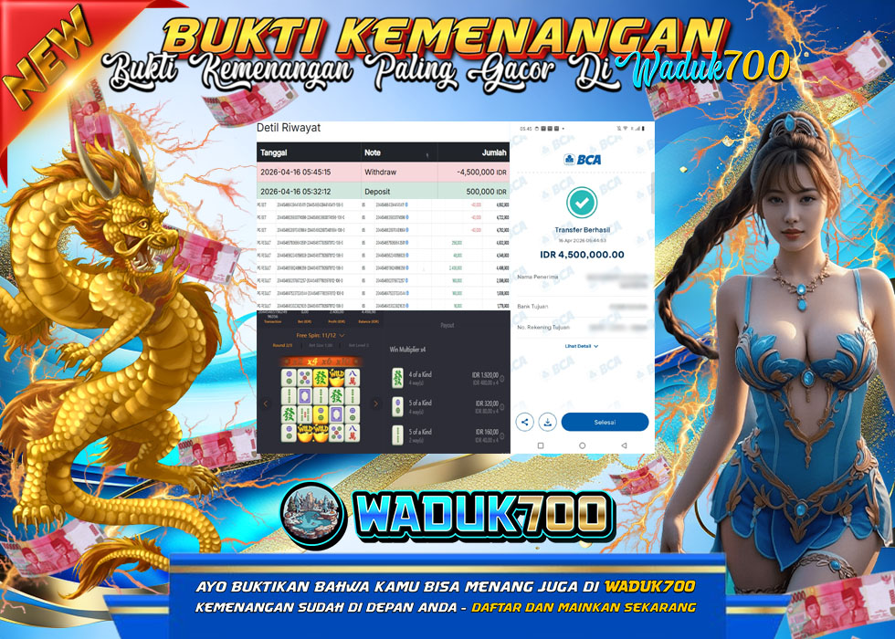 BUKTI JACKPOT SLOT MAHJONG WAYS DI INDONESIA TGL 16-04-2026
