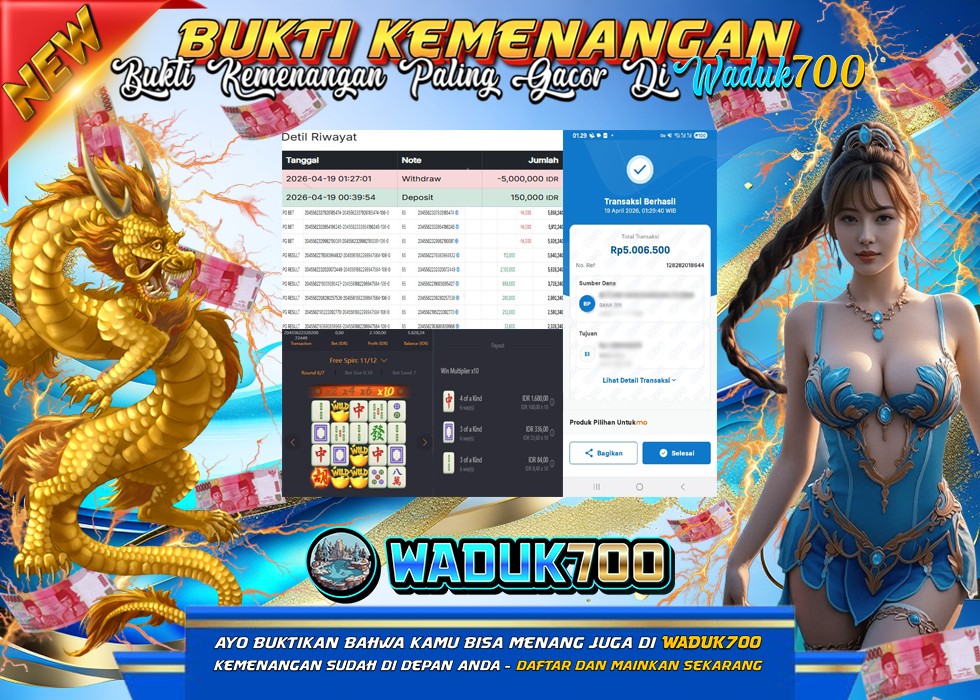 BUKTI JACKPOT SLOT Mahjong Ways DI INDONESIA TGL 19-04-2026