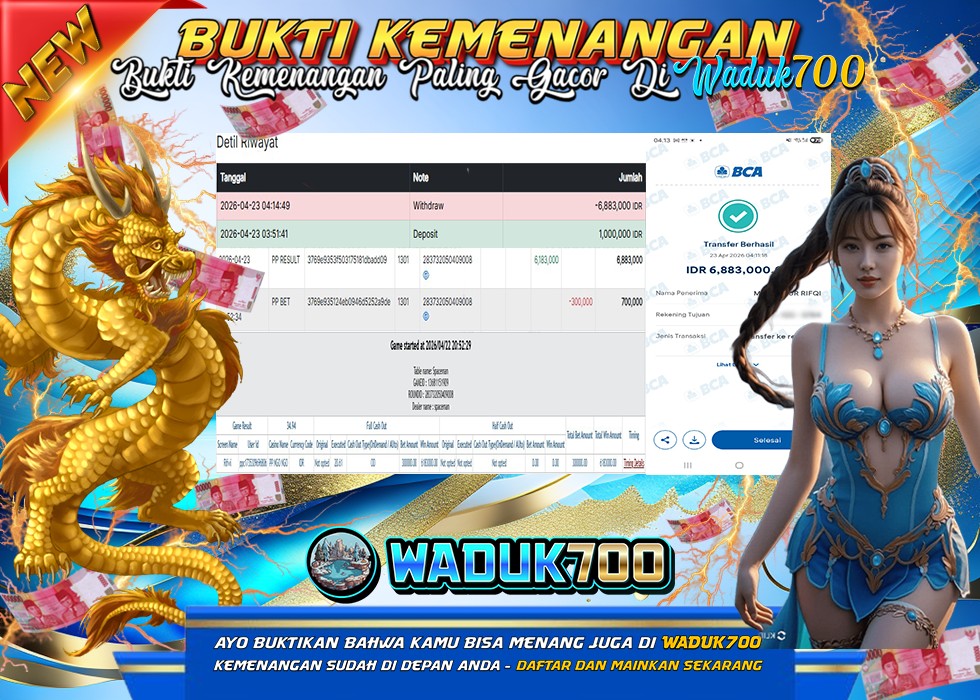 BUKTI JACKPOT PP CASINO SPACEMAN DI INDONESIA TGL 23-04-2026