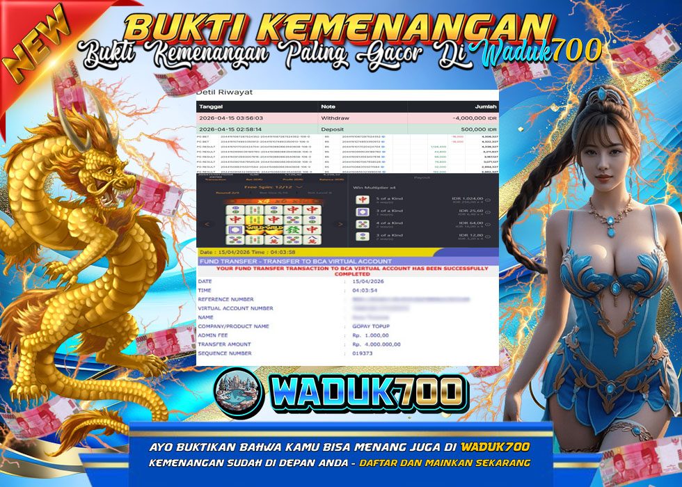BUKTI JACKPOT SLOT MAHJONG WAYS DI INDONESIA TGL 15-04-2026