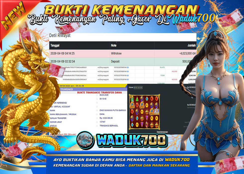 BUKTI JACKPOT SLOT TERPERCAYA GATES OF OLYMPUS SUPER SCATTER DI INDONESIA TGL 09-04-2026