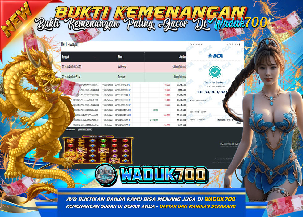 BUKTI JACKPOT SLOT TERPERCAYA GATES OF GATOT KACA SUPER SCATTER DI INDONESIA TGL 09-04-2026