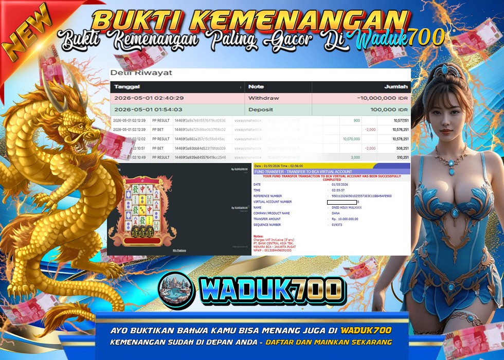 BUKTI JACKPOT SLOT MAHJONG WINS 3 – BLACK SCATTER DI INDONESIA TGL 01-05-2026