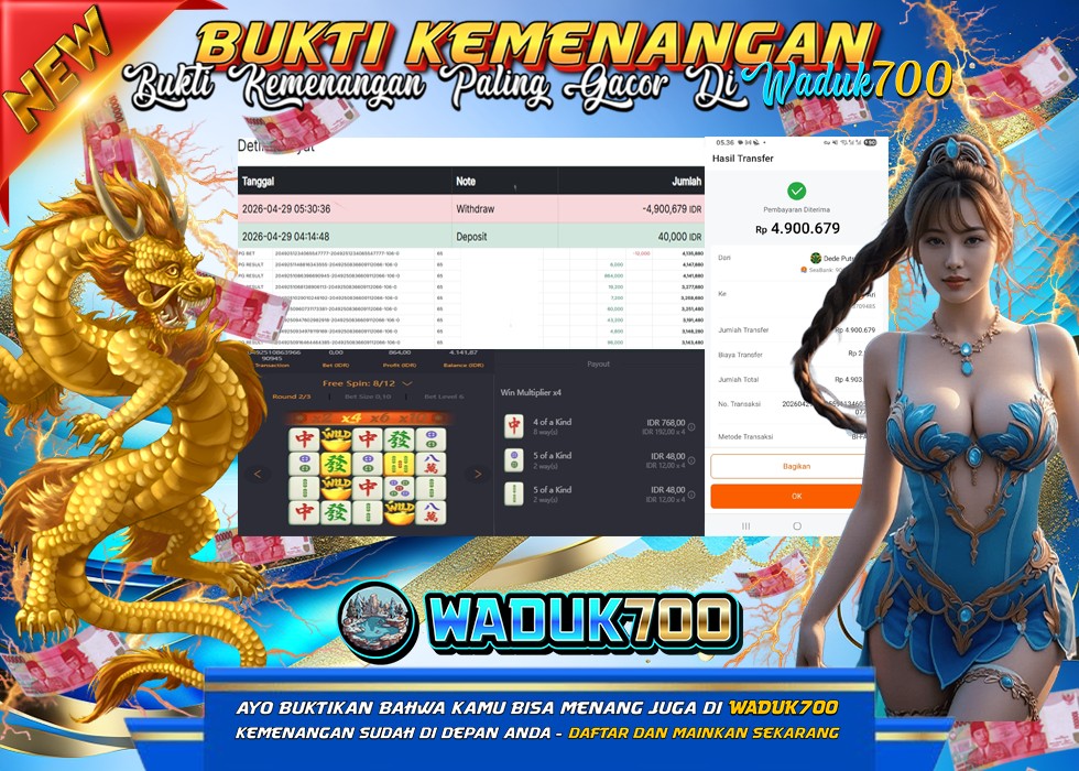 BUKTI JACKPOT SLOT MAHJONG WAYS DI INDONESIA TGL 29-04-2026