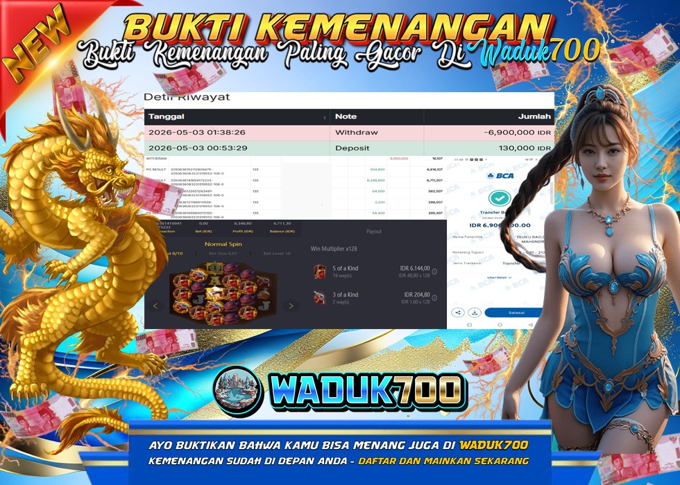 BUKTI JACKPOT SLOT WILD BOUNTY DI INDONESIA TGL 03-05-2026