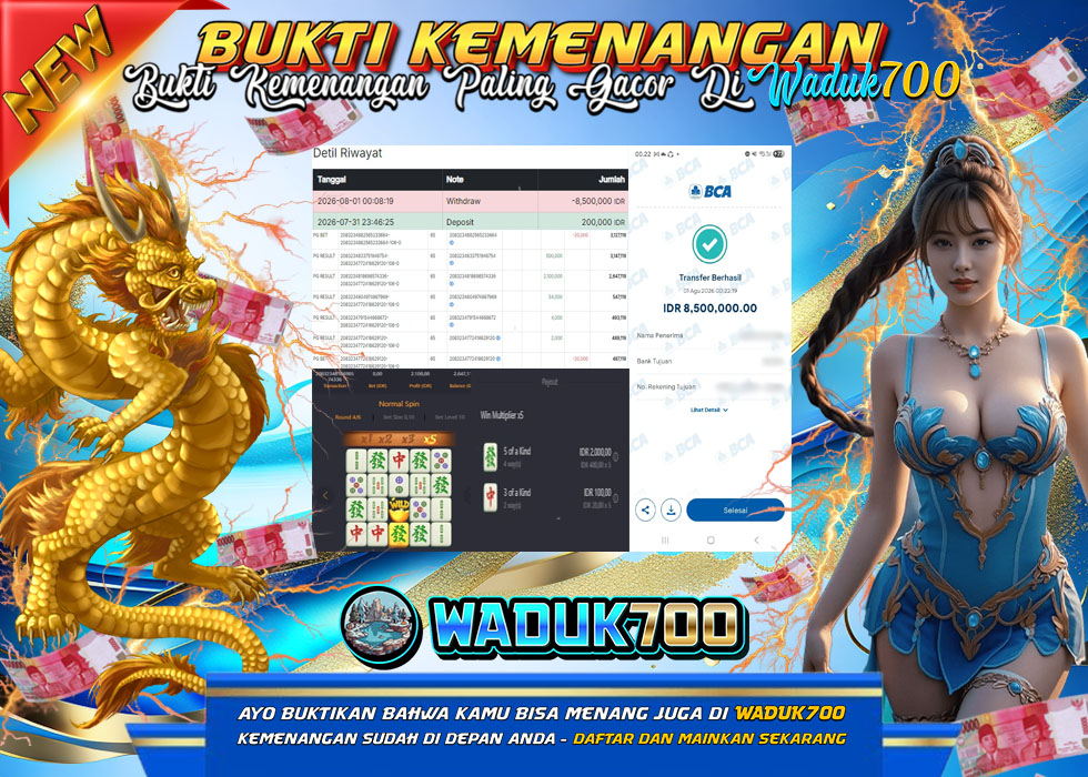 BUKTI JACKPOT SLOT MAHJONG WAYS DI INDONESIA TGL 01-08-2026