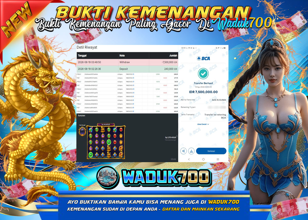 BUKTI JACKPOT SLOT GATES OF GATOT KACA SUPER SCATTER DI INDONESIA TGL 19-08-2026