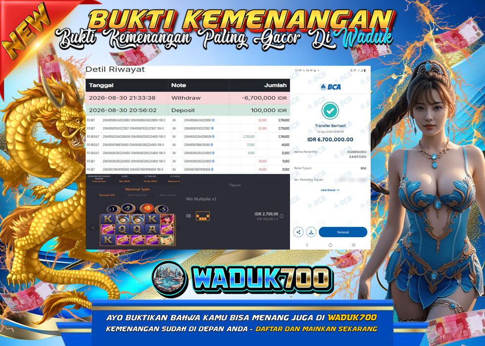 BUKTI JACKPOT SLOT PG SOFT QUEEN OF BOUNTY DI INDONESIA TGL 31-08-2026