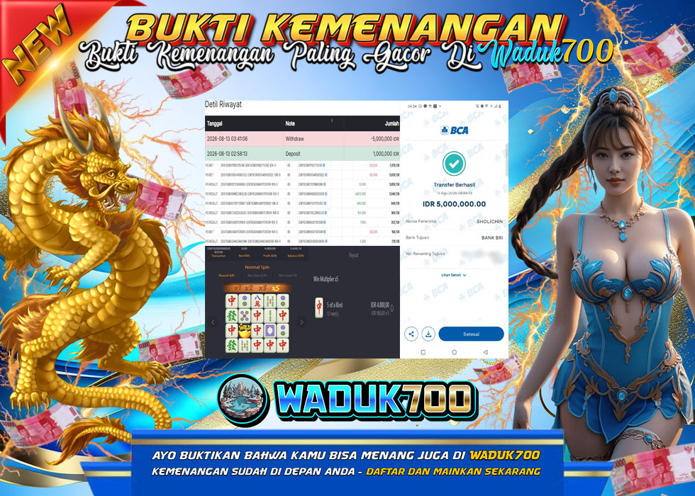 BUKTI JACKPOT SLOT MAHJONG WAYS  DI INDONESIA TGL 13-08-2026