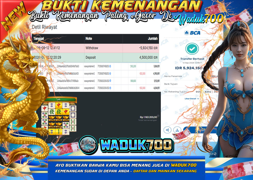 BUKTI JACKPOT SLOT MAHJONG WINS 2 DI INDONESIA TGL 12-09-2026