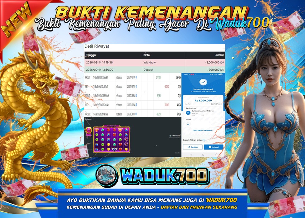 BUKTI JACKPOT SLOT STARLIGHT PRINCESS SUPER SCATTER DI INDONESIA TGL 14-09-2026 WADUK700