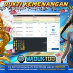 BUKTI JACKPOT SLOT GATES OF OLYMPUS TERPERCAYA 1000 DI INDONESIA TGL 14-09-2026 WADUK700